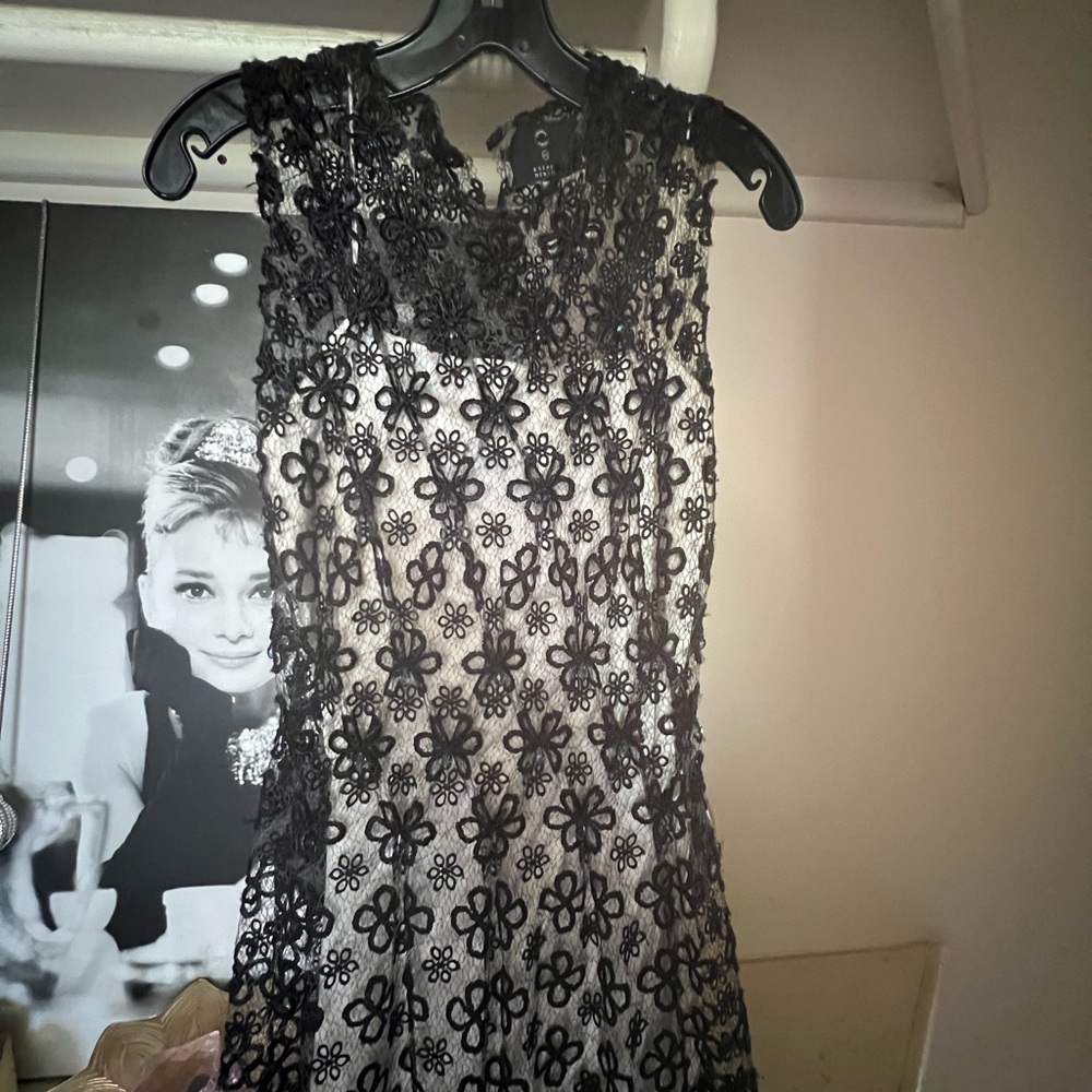 Elegant Black Lace Evening Dress - Picture 9 of 9